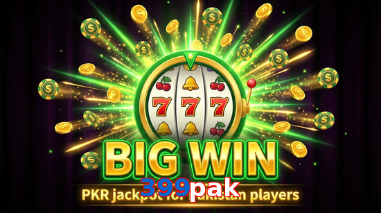 Big win animation on 399Pak slot game